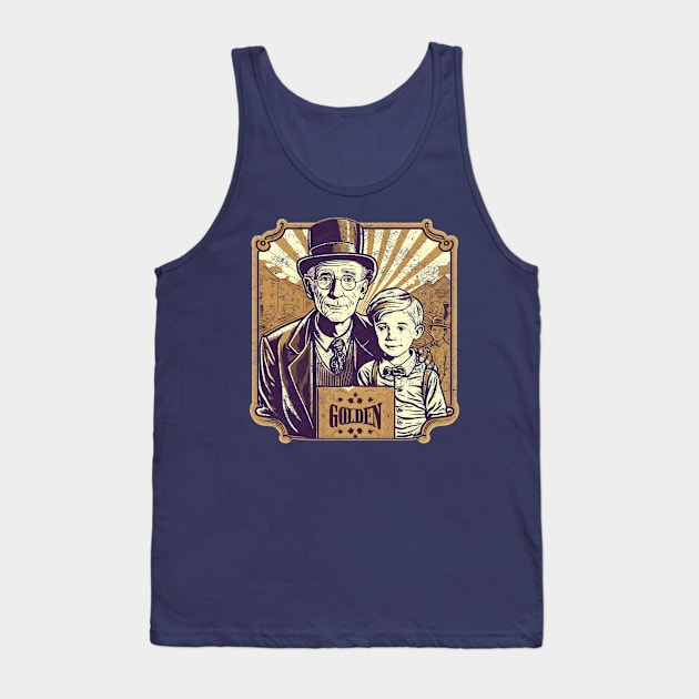 Willy Wonka Golden Ticket Tank Top by Ridgway